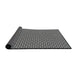 Thickness of Patterned Silver Gray Novelty Rug, pat1621