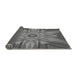 Thickness of Patterned Dark Gray Novelty Rug, pat163