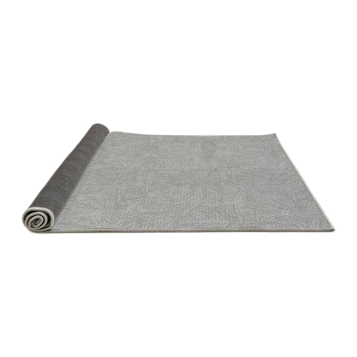 Thickness of Patterned Gray Novelty Rug, pat1652