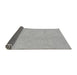 Thickness of Patterned Gray Novelty Rug, pat1652