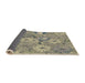 Thickness of Patterned Khaki Gold Novelty Rug, pat167