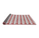 Thickness of Patterned Cherry Red Novelty Rug, pat1694