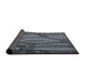 Thickness of Patterned Dark Gray Novelty Rug, pat1785