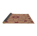 Thickness of Patterned Sandy Brown Novelty Rug, pat180