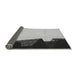 Thickness of Patterned Platinum Gray Novelty Rug, pat1840