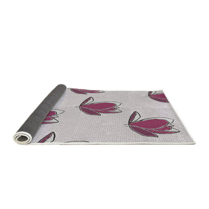 Thickness of Patterned Pearl Beige Novelty Rug, pat1864