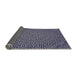 Thickness of Patterned Dark Gray Novelty Rug, pat1889