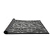 Thickness of Patterned Dark Gray Novelty Rug, pat2007