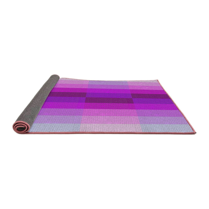 Thickness of Patterned Violet Purple Novelty Rug, pat2030