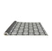 Thickness of Patterned Carbon Gray Novelty Rug, pat2033