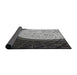 Thickness of Patterned Silver Gray Novelty Rug, pat2046