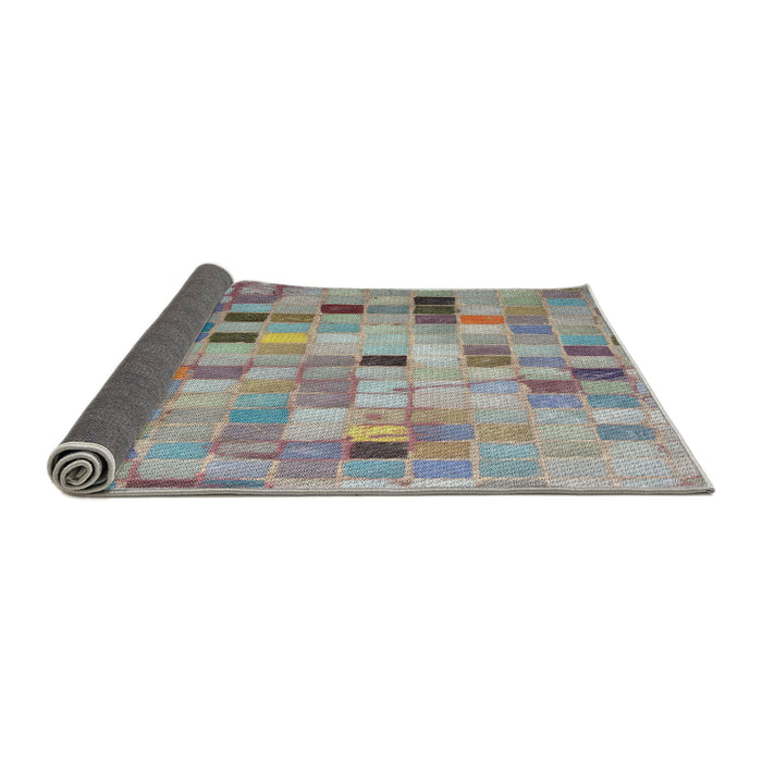 Thickness of Patterned Cloud Gray Novelty Rug, pat2061