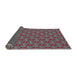 Thickness of Patterned Rosy Brown Pink Novelty Rug, pat2080