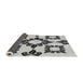 Thickness of Patterned Off-White Novelty Rug, pat216