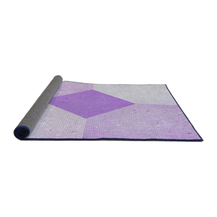 Thickness of Patterned Pink Novelty Rug, pat2165
