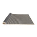 Thickness of Patterned Gray Novelty Rug, pat2174