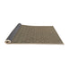 Thickness of Patterned Dark Brown Novelty Rug, pat2196