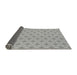 Thickness of Patterned Gray Novelty Rug, pat2235