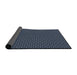 Thickness of Patterned Blue Novelty Rug, pat2236