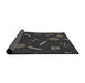 Thickness of Patterned Mid Gray Novelty Rug, pat2238