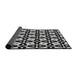 Thickness of Patterned Gray Novelty Rug, pat2245