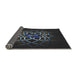 Thickness of Patterned Gray Novelty Rug, pat2258