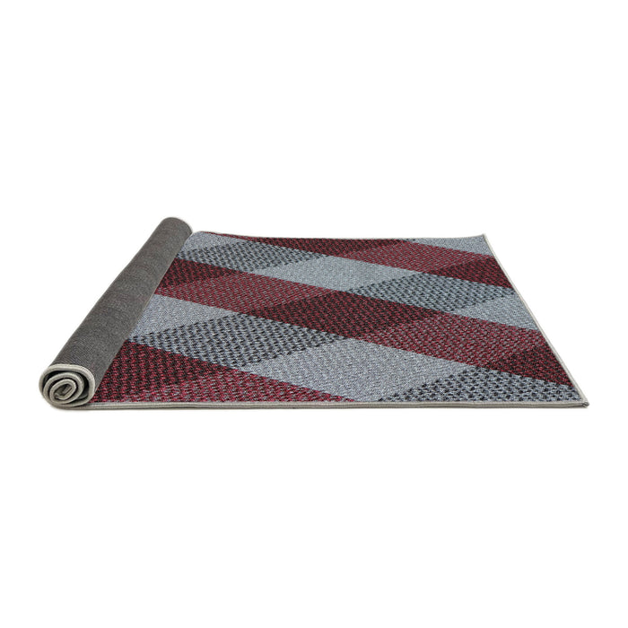 Thickness of Patterned Dark Gray Novelty Rug, pat2260