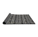 Thickness of Patterned Mid Gray Novelty Rug, pat229