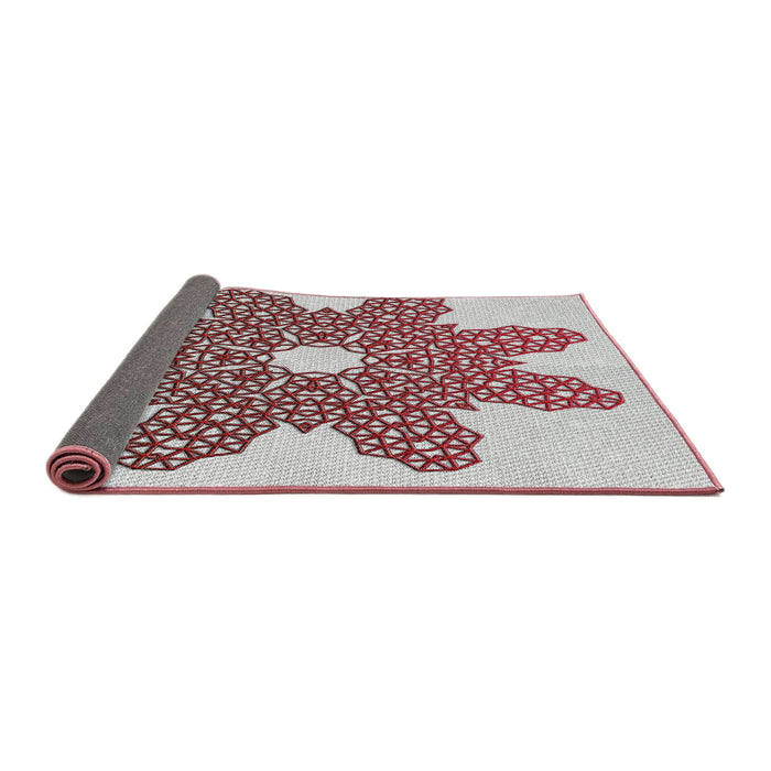 Thickness of Patterned Chestnut Brown Novelty Rug, pat2301