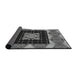 Thickness of Patterned Dark Gray Novelty Rug, pat231