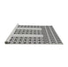 Sideview of Machine Washable Transitional Gainsboro Gray Rug, wshpat2321