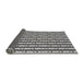 Thickness of Patterned Silver Gray Novelty Rug, pat2322