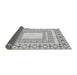 Thickness of Patterned Gray Novelty Rug, pat2326