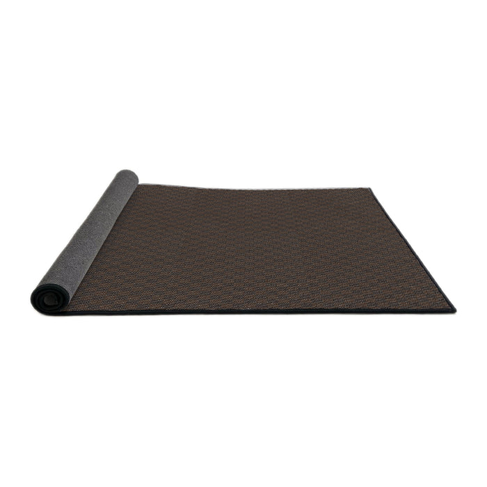 Thickness of Patterned Mid Gray Novelty Rug, pat2339