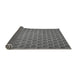 Thickness of Patterned Dark Gray Novelty Rug, pat2341