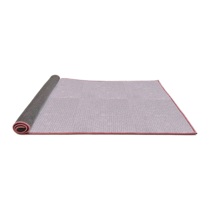 Thickness of Patterned Pink Novelty Rug, pat2347