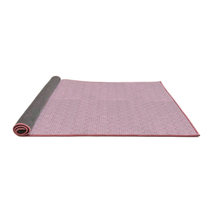 Thickness of Patterned Purple Pink Novelty Rug, pat2356