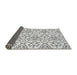 Thickness of Patterned Off-White Novelty Rug, pat2370