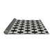 Thickness of Patterned Light Gray Novelty Rug, pat2395