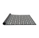 Thickness of Patterned Light Black Novelty Rug, pat2397