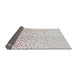 Thickness of Patterned Off-White Novelty Rug, pat2405