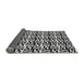 Thickness of Patterned Light Gray Novelty Rug, pat2406