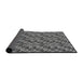 Thickness of Patterned Dark Gray Novelty Rug, pat2420