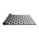 Thickness of Patterned Platinum Gray Novelty Rug, pat2427