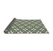 Thickness of Patterned Gray Novelty Rug, pat2495