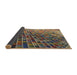 Thickness of Patterned Bakers Brown Novelty Rug, pat2561