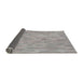 Thickness of Patterned Gray Novelty Rug, pat2565