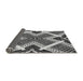 Thickness of Patterned Light Gray Novelty Rug, pat2622