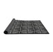 Thickness of Patterned Dark Gray Novelty Rug, pat2633