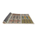 Thickness of Patterned Brown Novelty Rug, pat2682